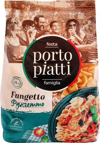 Макароны PORTO PIATTI Фунгетто, 400г