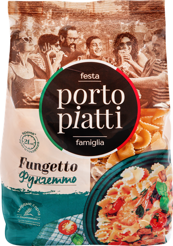 

Макароны PORTO PIATTI Фунгетто, 400г
