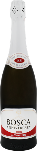 

Напиток безалкогольный Bosca Anniversary сильногазированный белый полусухой, 0.75 л