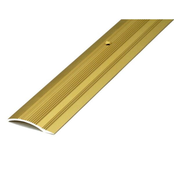 Порог алюминиевый разноуровневый анодированный, 0.9 м, С4, 39.4 мм, золото