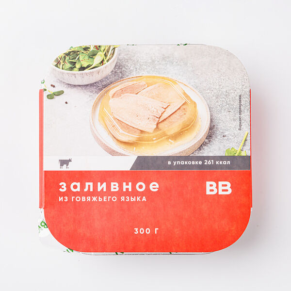 Заливное из говяжьего языка