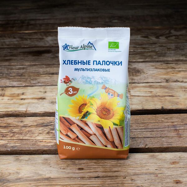 Палочки детские мультизлаковые хлебные с 3-х лет