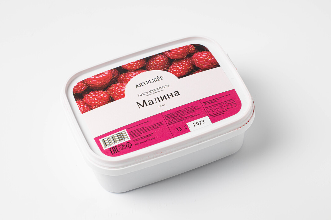 

Пюре из малины, заморозка