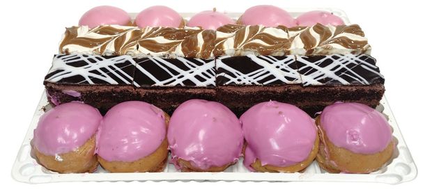 

Набор пирожных Эклерное, Шоколадные грезы, Медовое со сметанным кремом, 600г