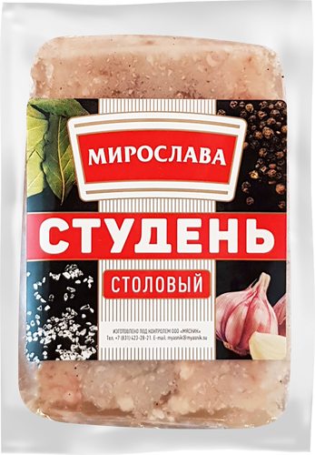 

Студень Мирослава Столовый категория В вес