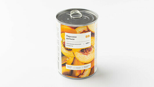 Персики дольки в сиропе