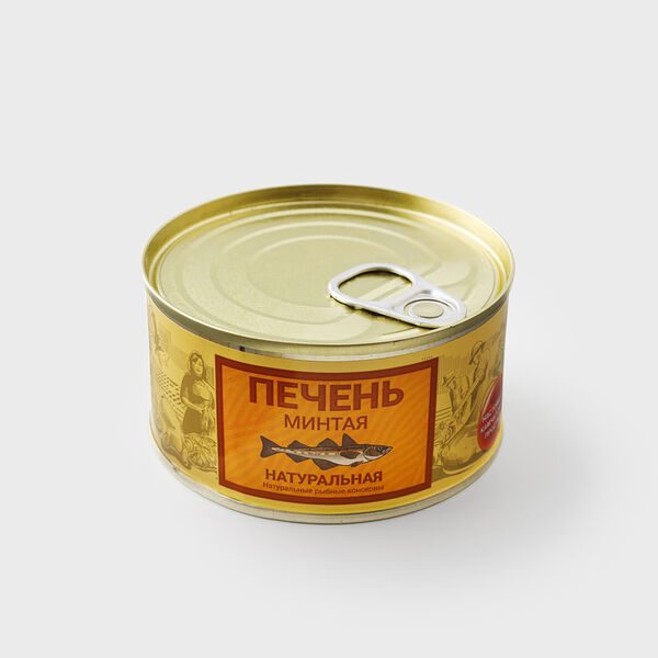 Печень минтая Камчаттралфлот натуральная, 185 г