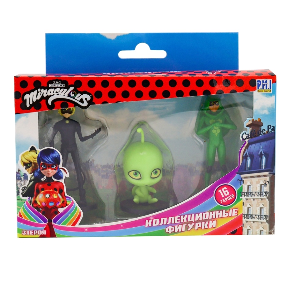 

Фигурки Miraculous Miraculous Вайзз, Суперкот, Карапас 3 шт., Китай