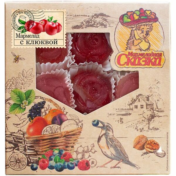 Мармелад желейный формовой Мармеладная сказка с клюквой