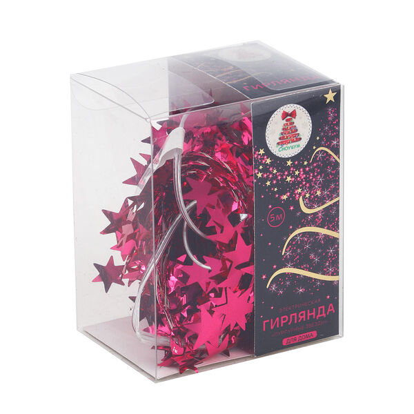 Сноу бум гирлянда эл. нить росы медь 