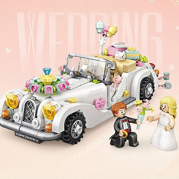 Конструктор LOZ 1119_MK Конструктор Свадебный автомобиль