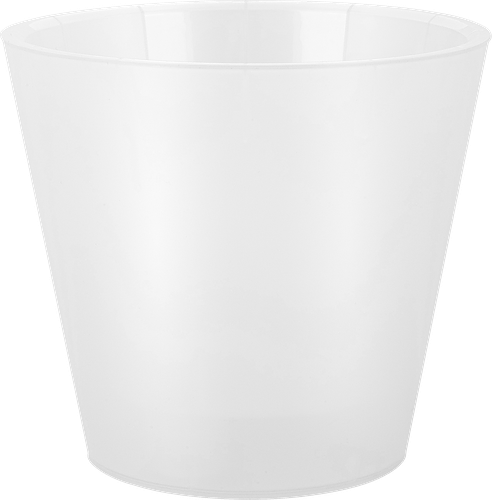 Горшок для цветов InGreen Fiji цвет: белый перламутр