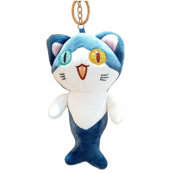 Брелок Спутник Кот-акула мягконабивная изображающая животное, в ассортименте