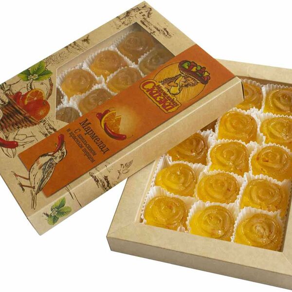 Мармелад желейный формовой Мармеладная сказка с апельсином и красным перцем