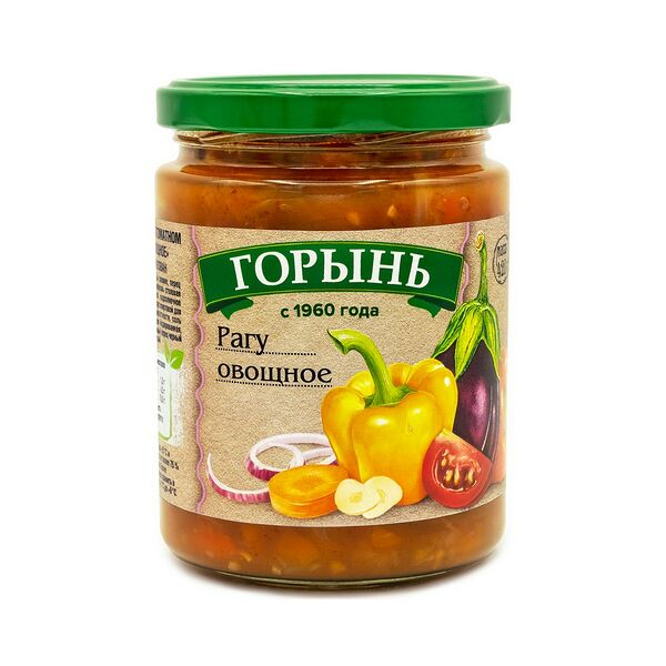 Рагу овощное с баклажанами 420г Горынь