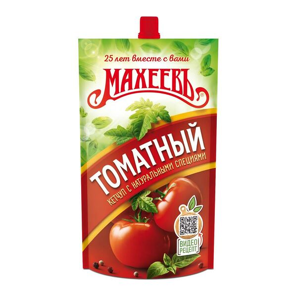 Кетчуп Махеевъ 300г томатный дой-пак