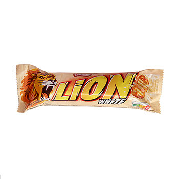 Шоколадный батончик Lion White Rock в белом шоколаде 