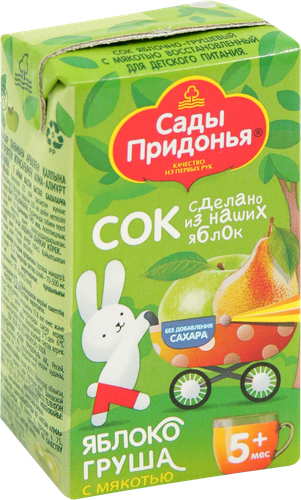 

Сок Сады Придонья Яблоко-груша 125 мл