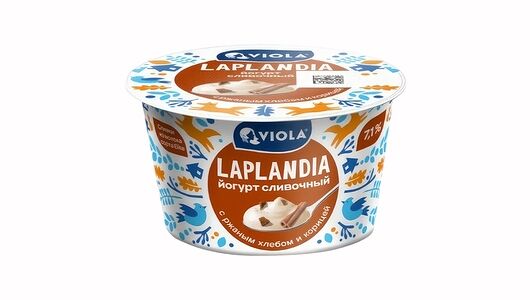 Йогурт cливочный Viola Laplandia с наполнителем 