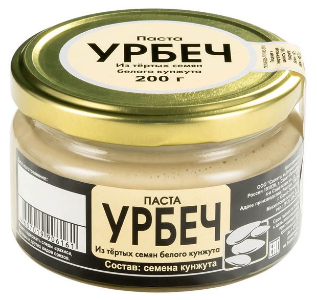 

Урбеч из семян белого кунжута
