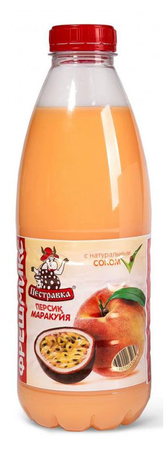 

Напиток сывороточный "Пестравка" с соком персик маракуйя 900 мл