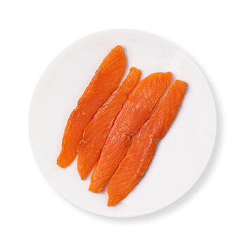 Форель радужная малосоленая ломтик без кожи Азбука вкуса 60 г