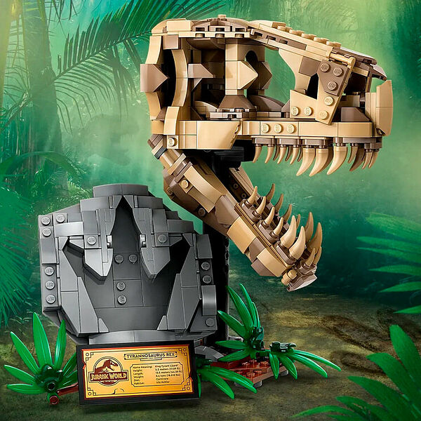 Конструктор LEGO Jurassic World 76964 Конструктор Окаменелости динозавров: череп Ти-Рекса