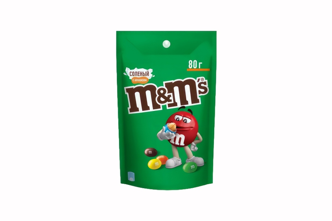 

Конфеты M&M's драже с арахисом, солью и молочным шоколадом 80 г