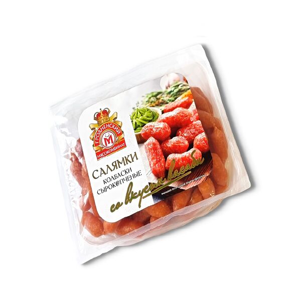 Колбаски Салямки со вкусом васаби колб. изд. с/к в/с из м/пт. вес. газ. Гродненский МК