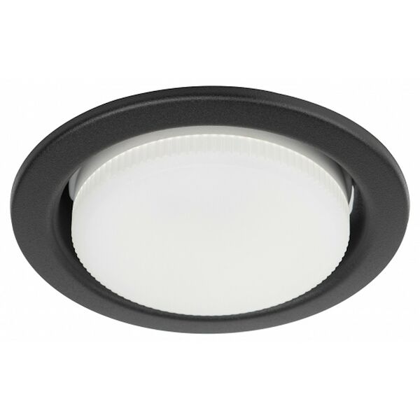 Светильник встраиваемый ЭРА KL35, GХ53, матовый черный