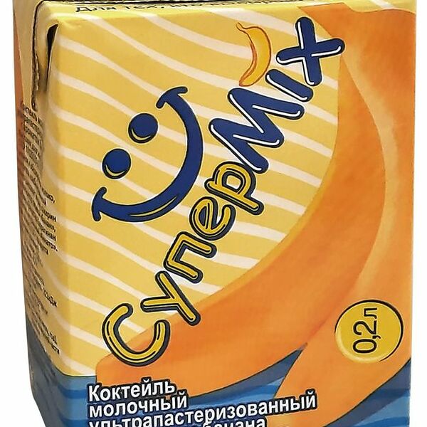 Коктейль Калория с ароматом банана 2.5% без змж 200 мл