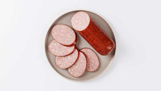 Сервелат Зернистый варено-копченый