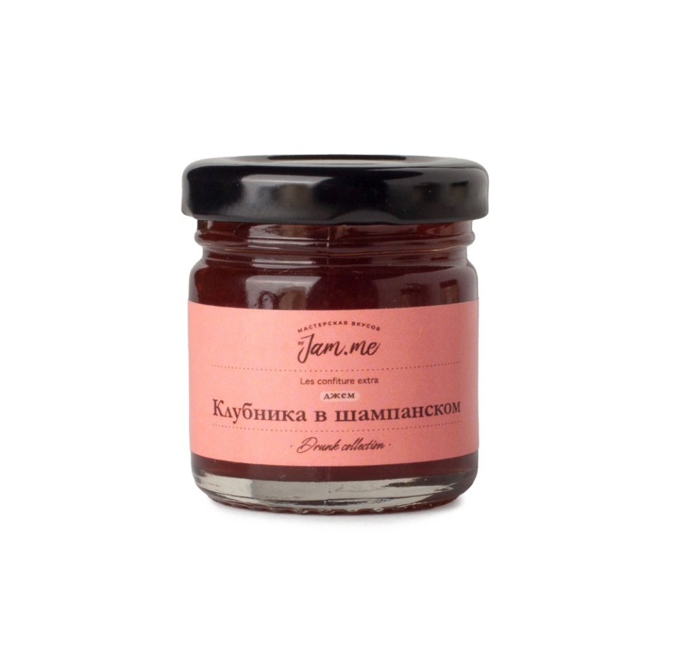 

Джем byJam.me со вкусом Клубника в шампанском, 40г