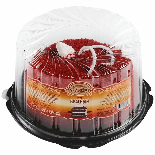 Торт Золотой колос Красный 700 г