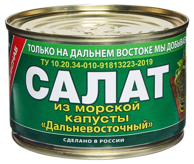 

Салат Примрыбснаб Дальневосточный из морской капусты 220 г