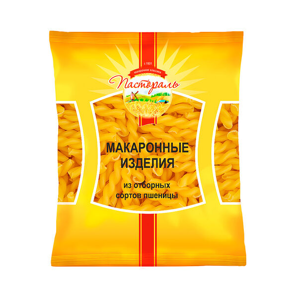Макаронные изделия Пастораль Косичка грВ в/сорт 0,5кг