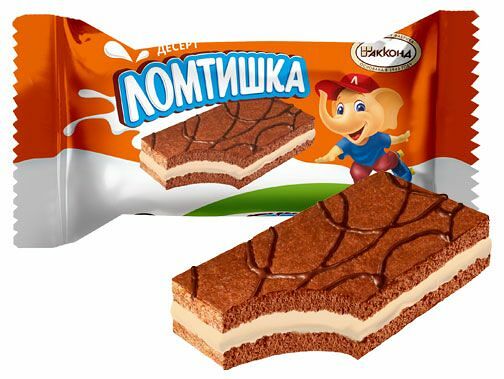 Десерт Ломтишка карамелизированное молоко Акконд вес