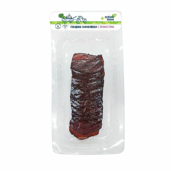 Говядина Зелёная Линия с пряностями сыровяленая