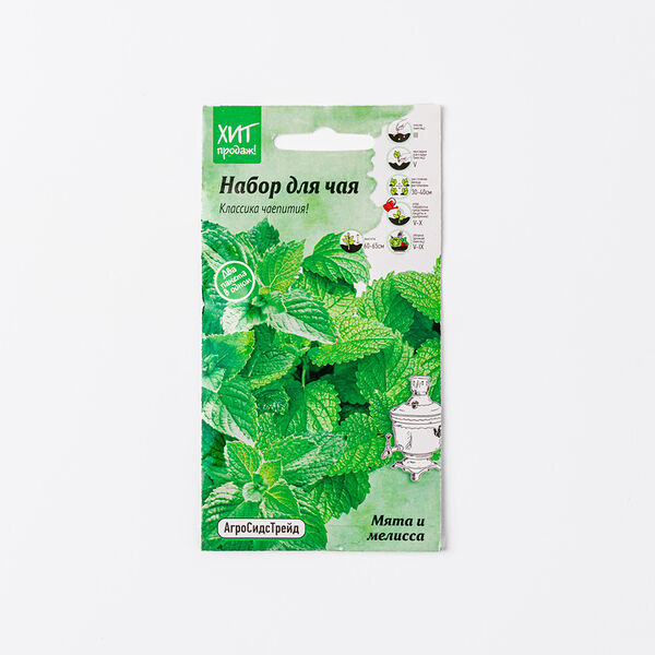 Набор для чая мята и мелисса АгроСидсТрейд два пакета в одном 1 г