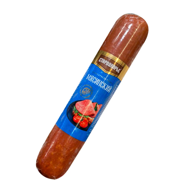 Колбаса варено-копченая Стародворье Сервелат Мясинский 580 г