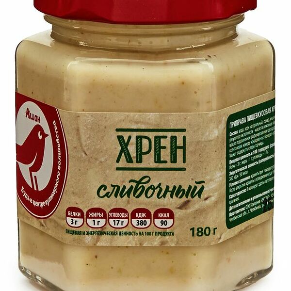 Хрен сливочный АШАН Красная птица