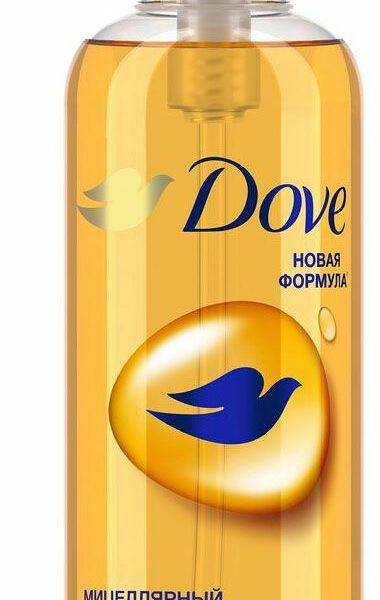 Мицеллярный гель Dove для снятия макияжа с маслами 120 мл