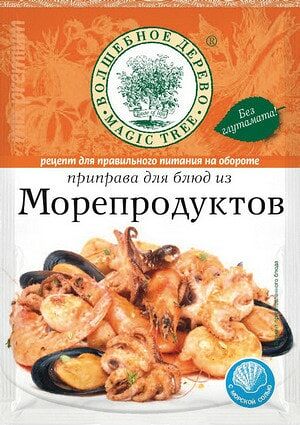Приправа Волшебное дерево для блюд из Морепродуктов 30г
