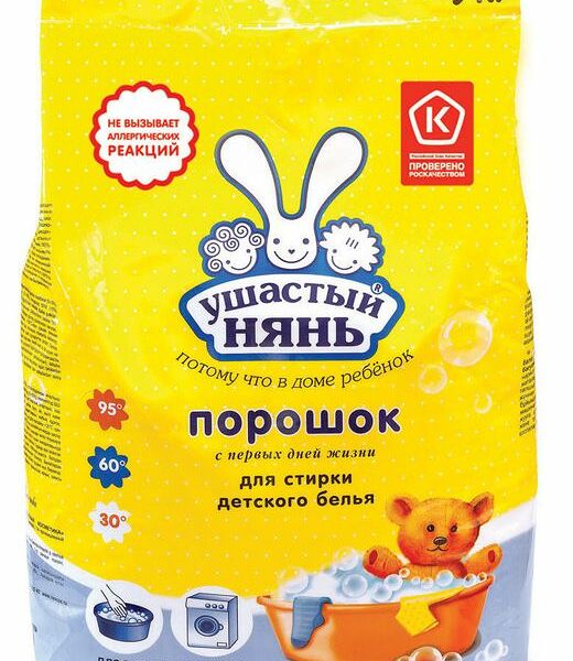 Стиральный порошок для детского белья Ушастый нянь