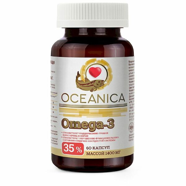 Oceanica Омега 3 35% капсулы 60 шт