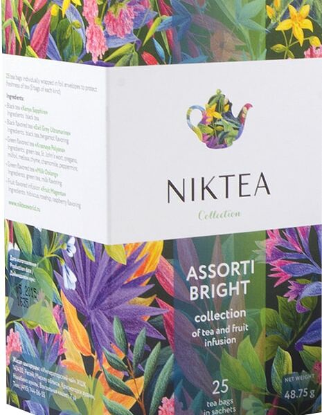 Чай Nikteа Ассорти Брайт 25*1.95г