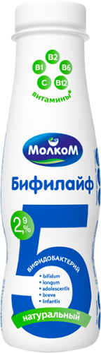 Биопродукт МолкоМ кисломолочный Бифилайф 2.9%