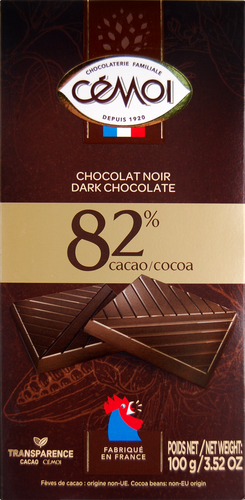 

Шоколад горький Cemoi 82% какао, 100 г