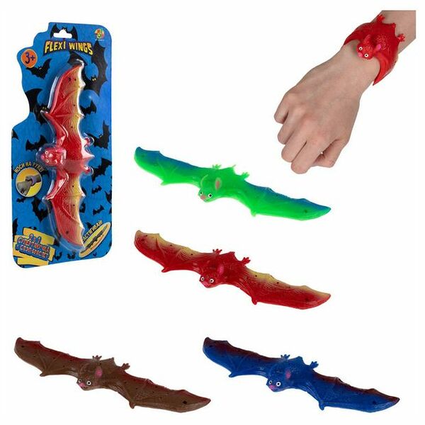 Супертянучка-антистресс 1Toy Flexi Wings 2 в 1 Летучая мышь, 1 шт