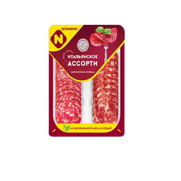 Колбаса с/в Итальянское ассорти с/н 90г мгс МК Останкино